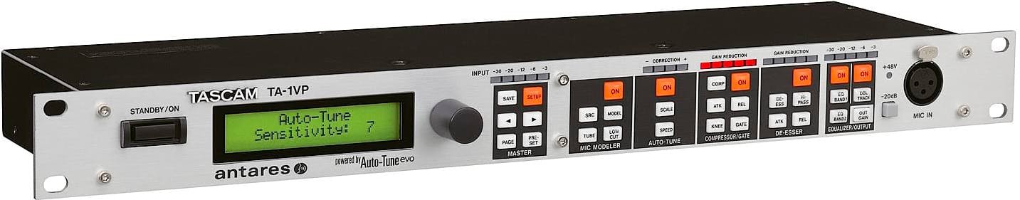 Tascam TA-1VP Vocal Processor - TA1VP-Tascam_TA-1VP_Left_Tilt.jpg