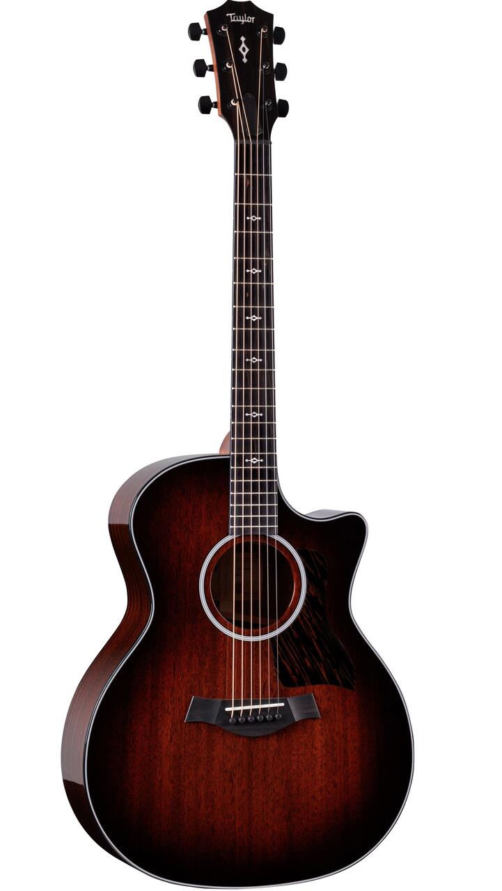 Taylor Next Generation 324ce Grand Auditorium Cutaway Electro Acoustic Guitar in Edgeburst - Taylor-324ce-2026-Spec-1209125091-FrontRight-2025.jpg