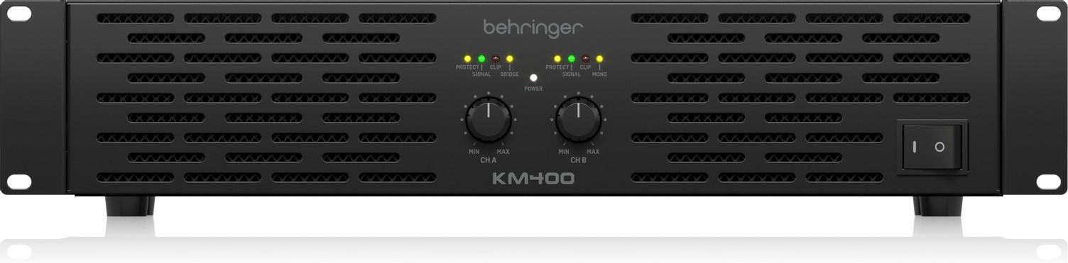 Behringer KM400 - Professional 400W Stereo Power Amplifier with ATR - 0105-ABW86-UK1_1.jpg