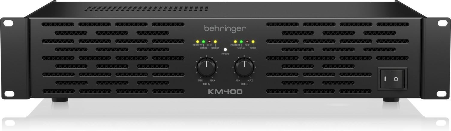 Behringer KM400 - Professional 400W Stereo Power Amplifier with ATR - 0105-ABW86-UK1_2.jpg