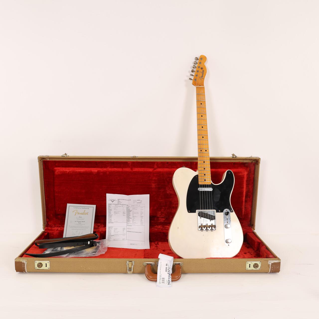 Second Hand Fender Custom Shop Nocaster 51' Relic Electric Guitar in Aged White 241 - SH-114-2241 (1).jpg