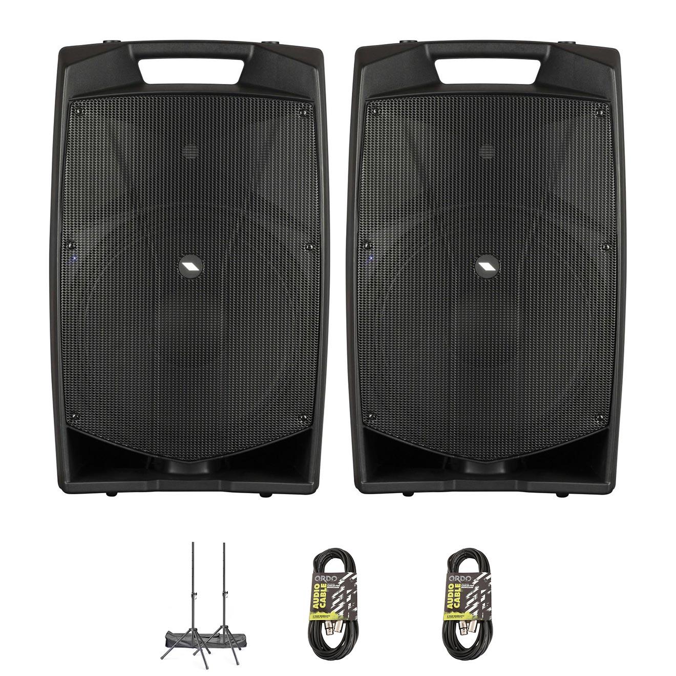 Proel V12PRO Active Speaker Bundle with Stands and Cable - _BUN-V15PRO.jpg