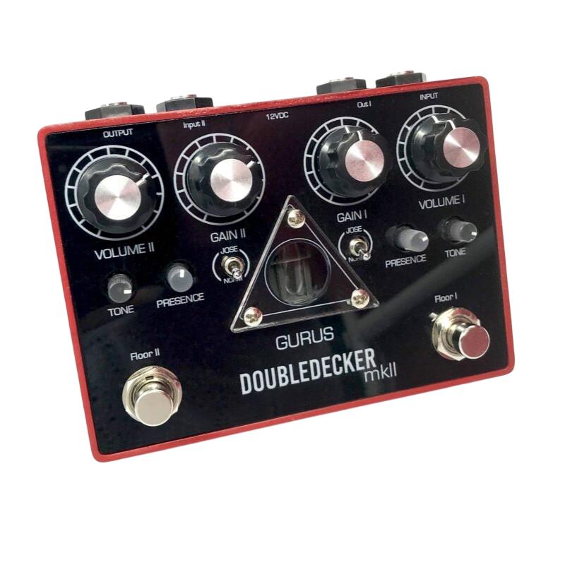 Gurus DoubleDecker MKII Dual Overdrive Pedal - 10010932-Front-Angle.jpg