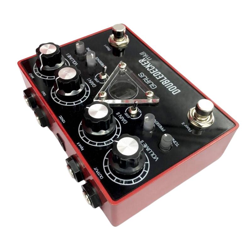 Gurus DoubleDecker MKII Dual Overdrive Pedal - 10010932-Top-Angle.jpg
