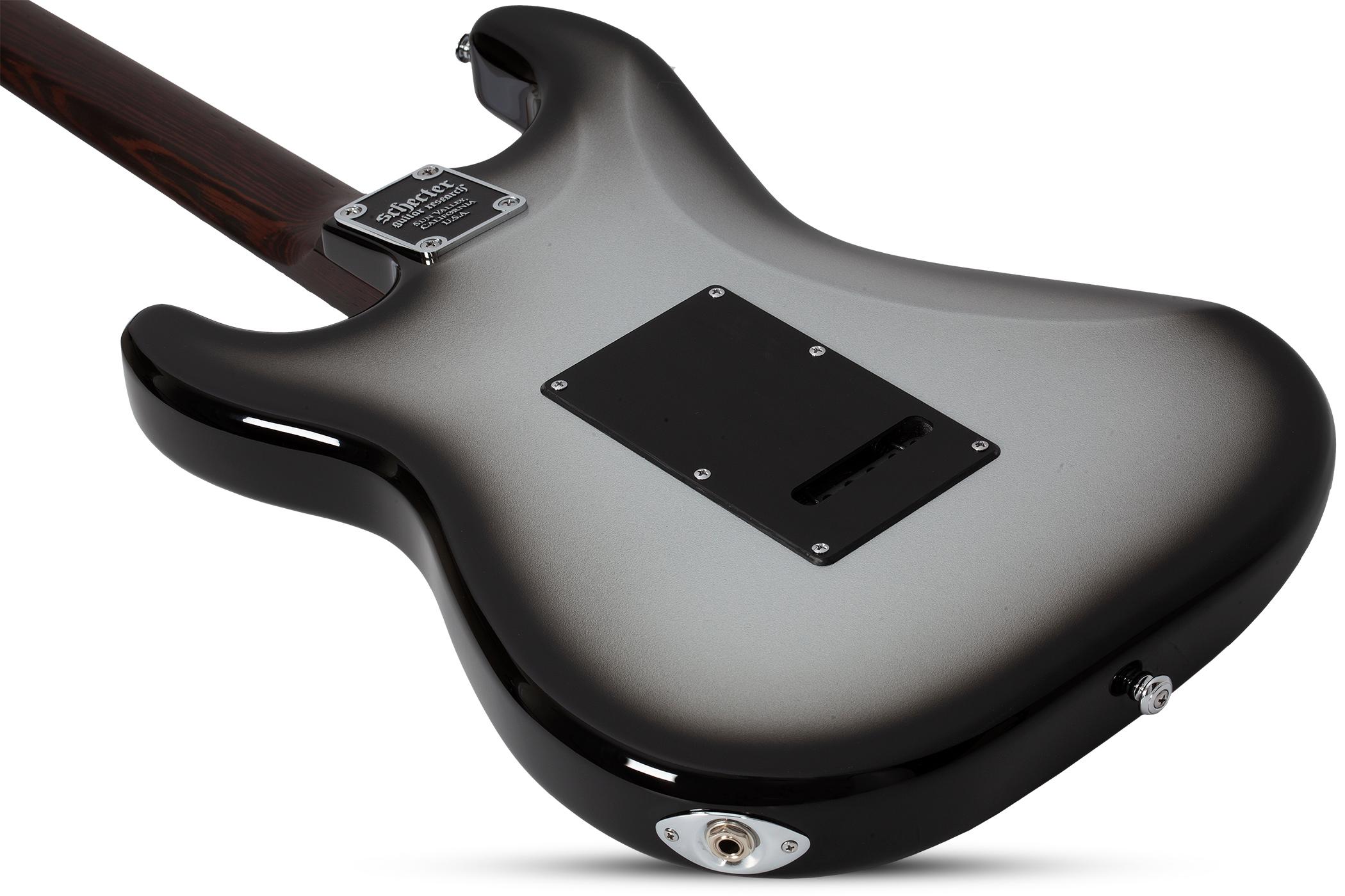 Schecter Nick Johnston Signature Traditional HH Electric Guitar in Atomic Mercury - SCH-GTR-1158-Body-Angle-Back.jpg