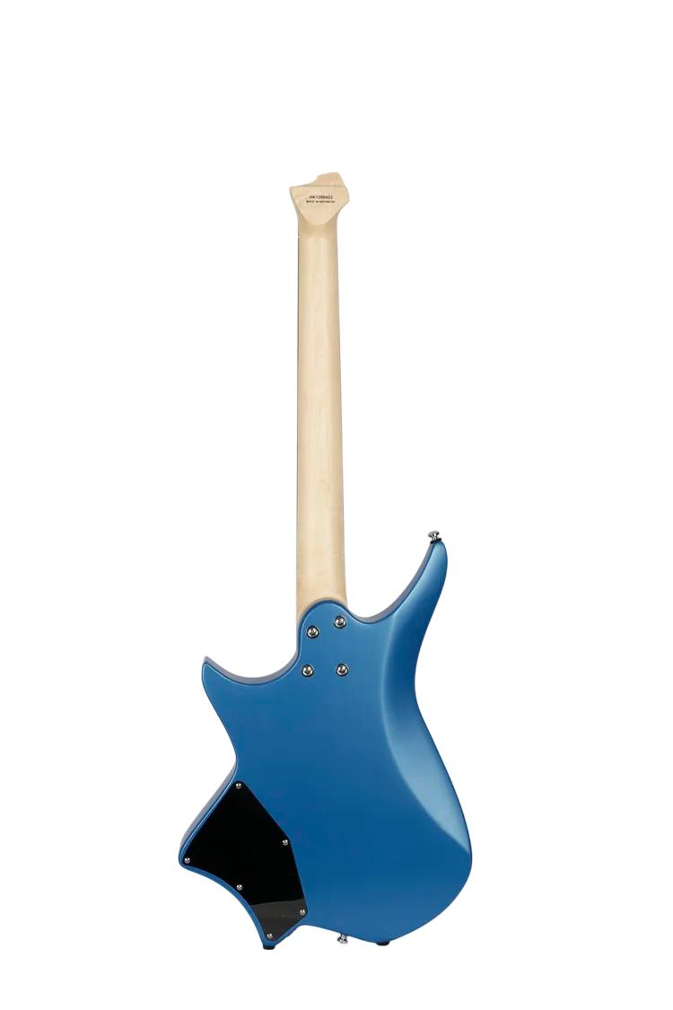 HILS HNS1 S-Style Headless Electric Guitar in Satin Ocean Blue - HNS1RS-MOB-2.jpg
