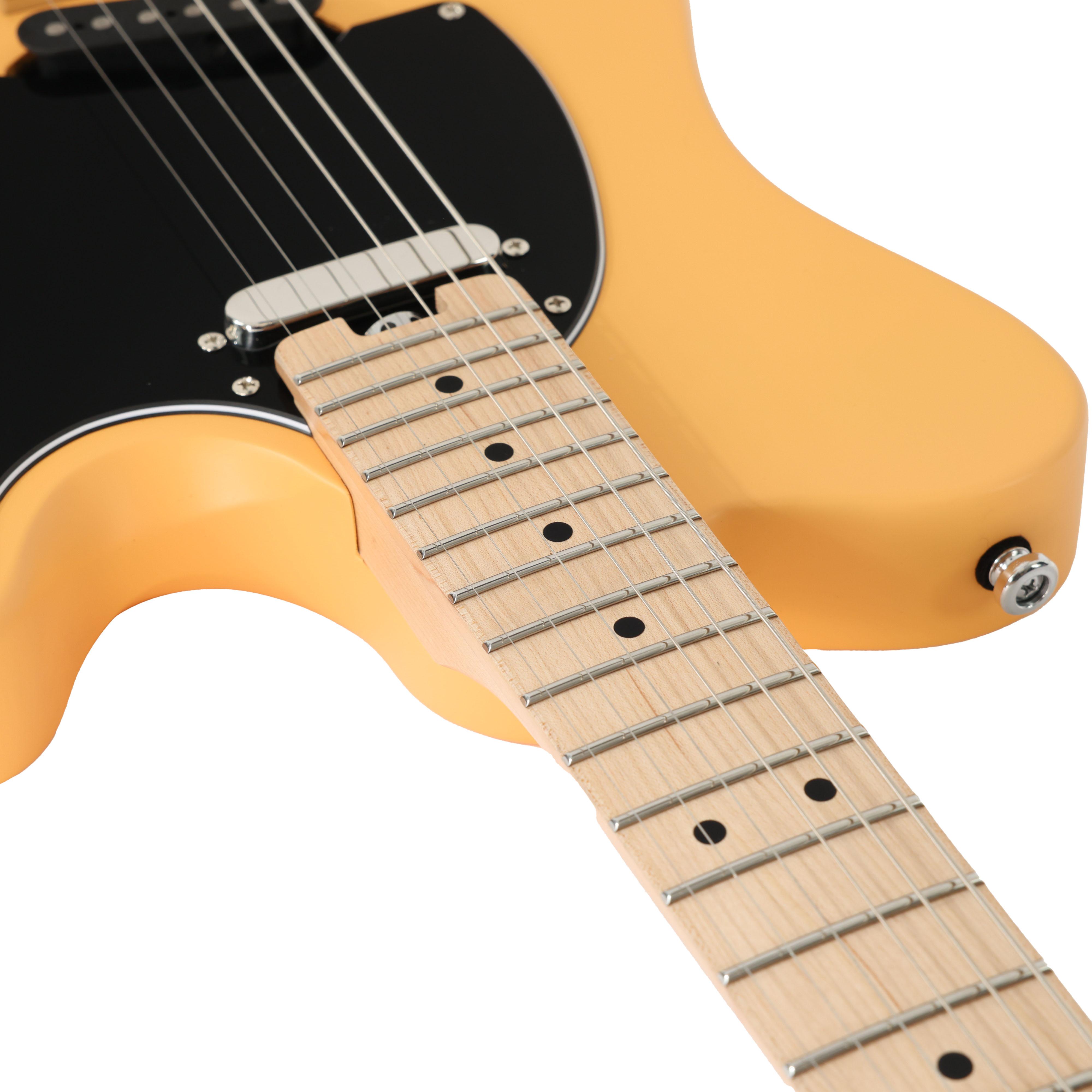 HILS HNT1 T-Style Headless Electric Guitar in Satin Butterscotch - HNT1MS-BSC-Photo-Neck-Joint.jpg