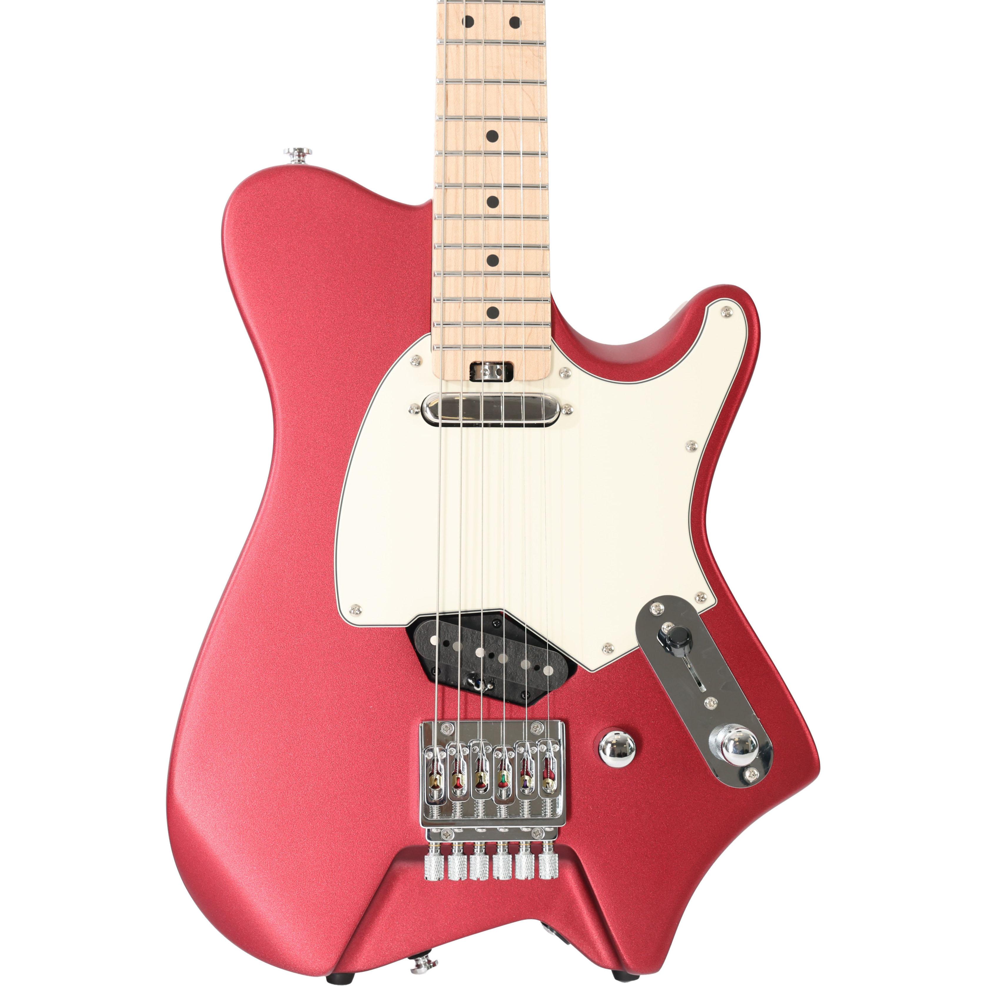 HILS HNT1 T-Style Headless Electric Guitar in Satin Ruby Red - HNT1MS-RR-Photo-Body.jpg