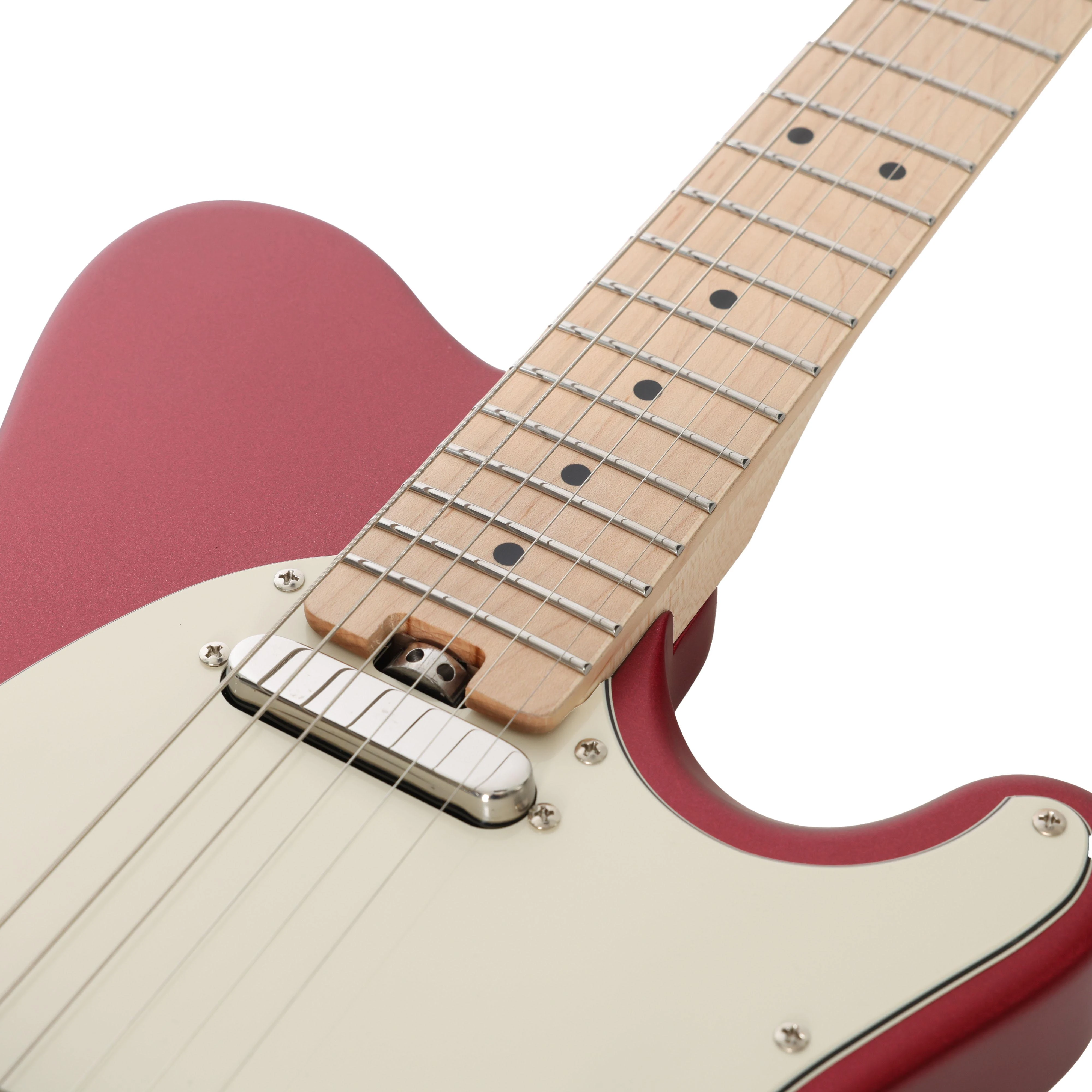 HILS HNT1 T-Style Headless Electric Guitar in Satin Ruby Red - HNT1MS-RR-Photo-Pickups.jpg