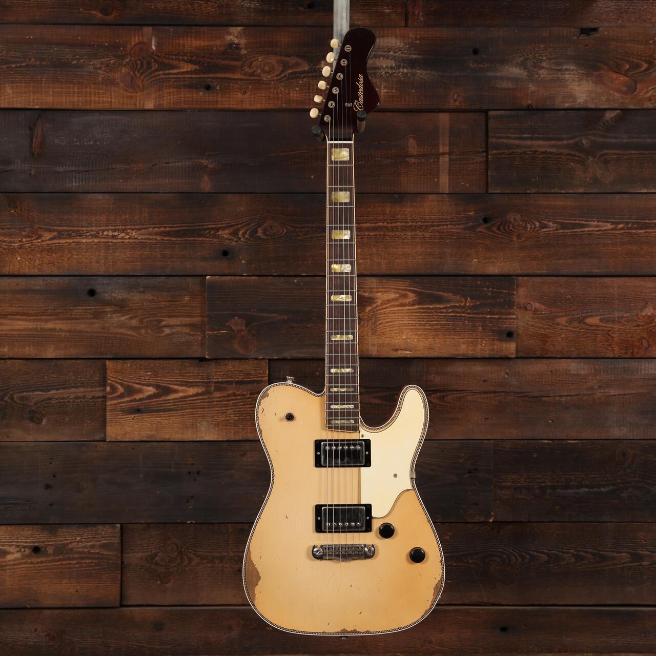 Castedosa Marianna Carve Top Electric Guitar with TS Humbuckers in Burnt Marshmallow, Medium Aged - 446 (4).JPG