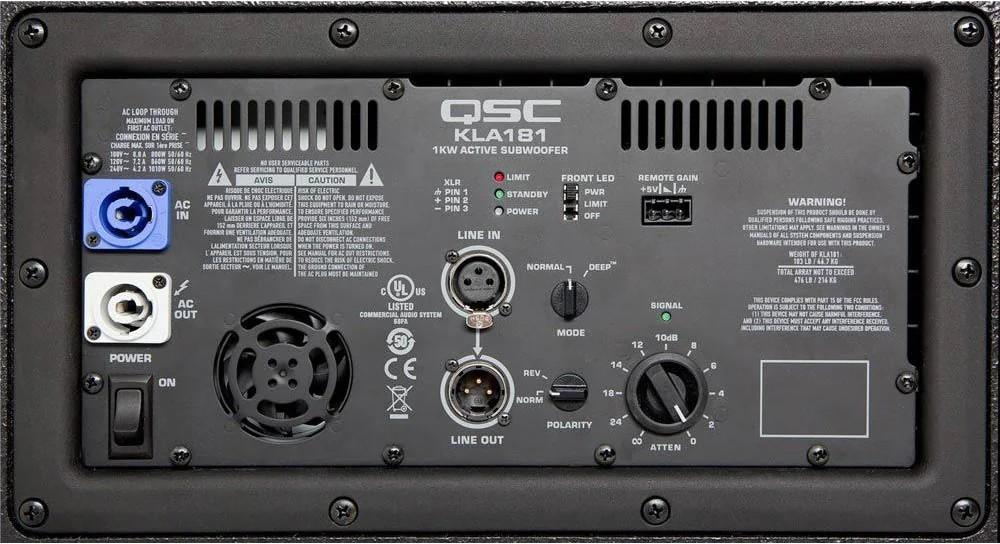 QSC KLA181 18" Active Line Array Subwoofer - QSCKLA181_3.jpg