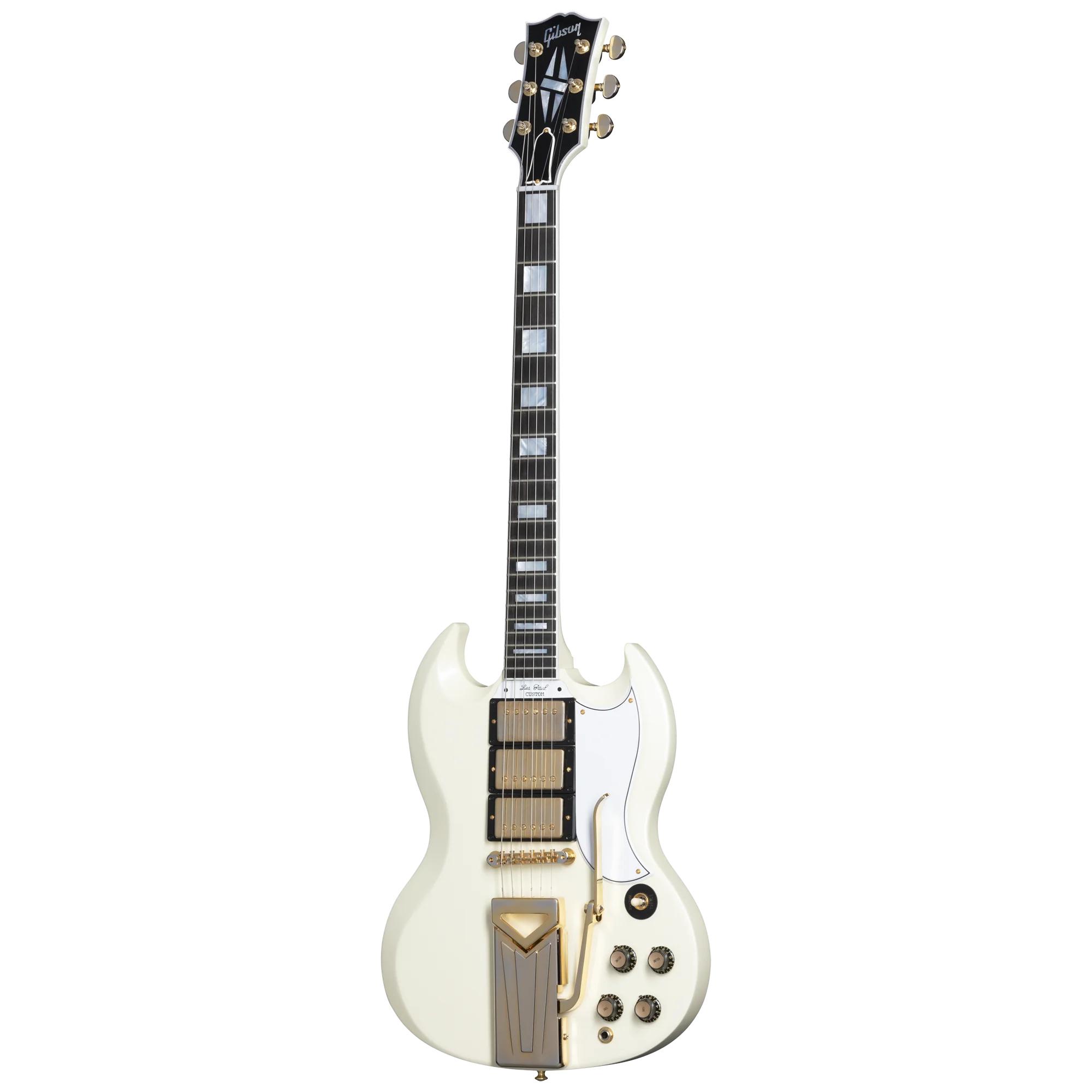 Gibson Custom 60th Anniversary 1961 SG Les Paul Custom VOS in Classic White - SGC60THVOCWGSP1-Front.jpg