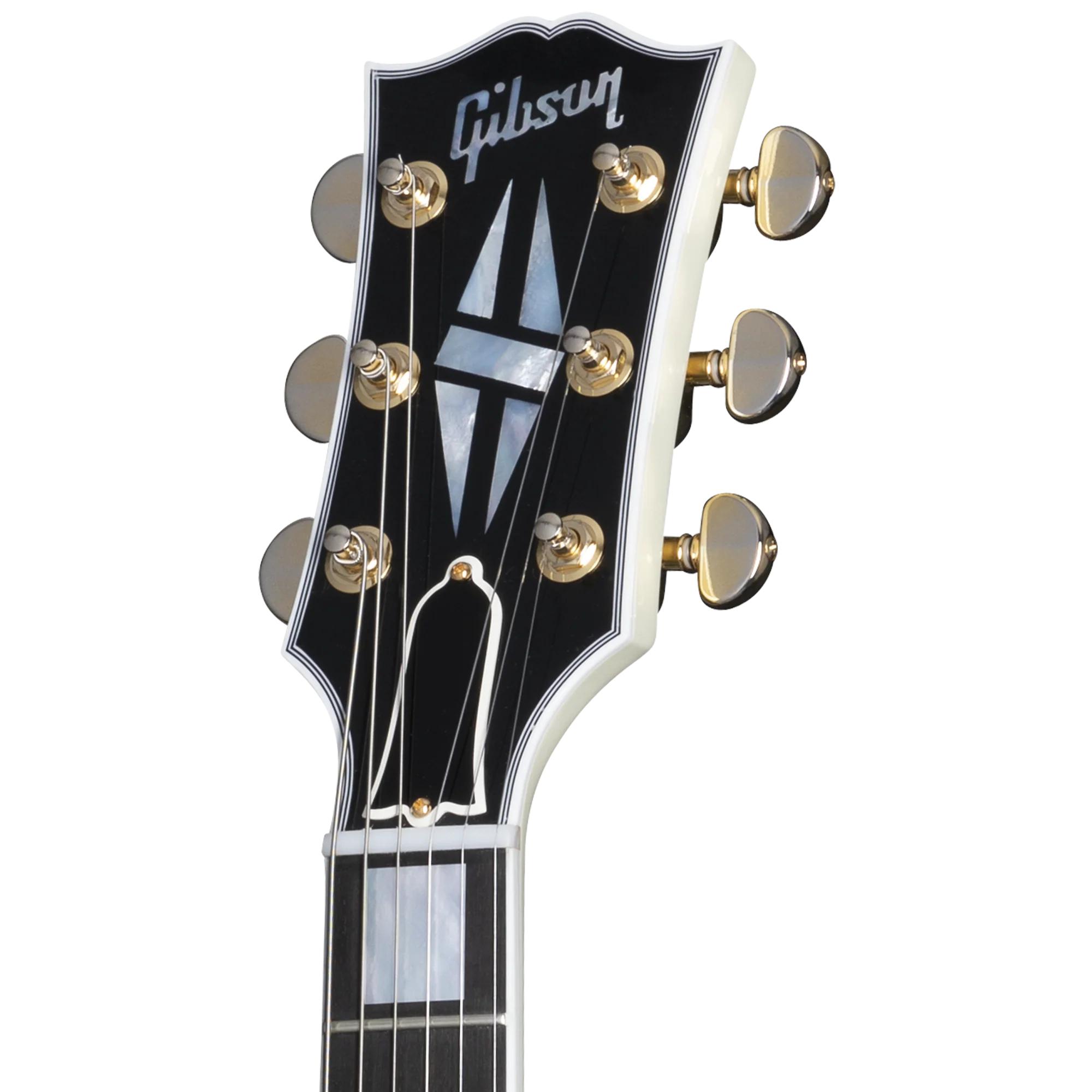 Gibson Custom 60th Anniversary 1961 SG Les Paul Custom VOS in Classic White - SGC60THVOCWGSP1-Headstock.jpg