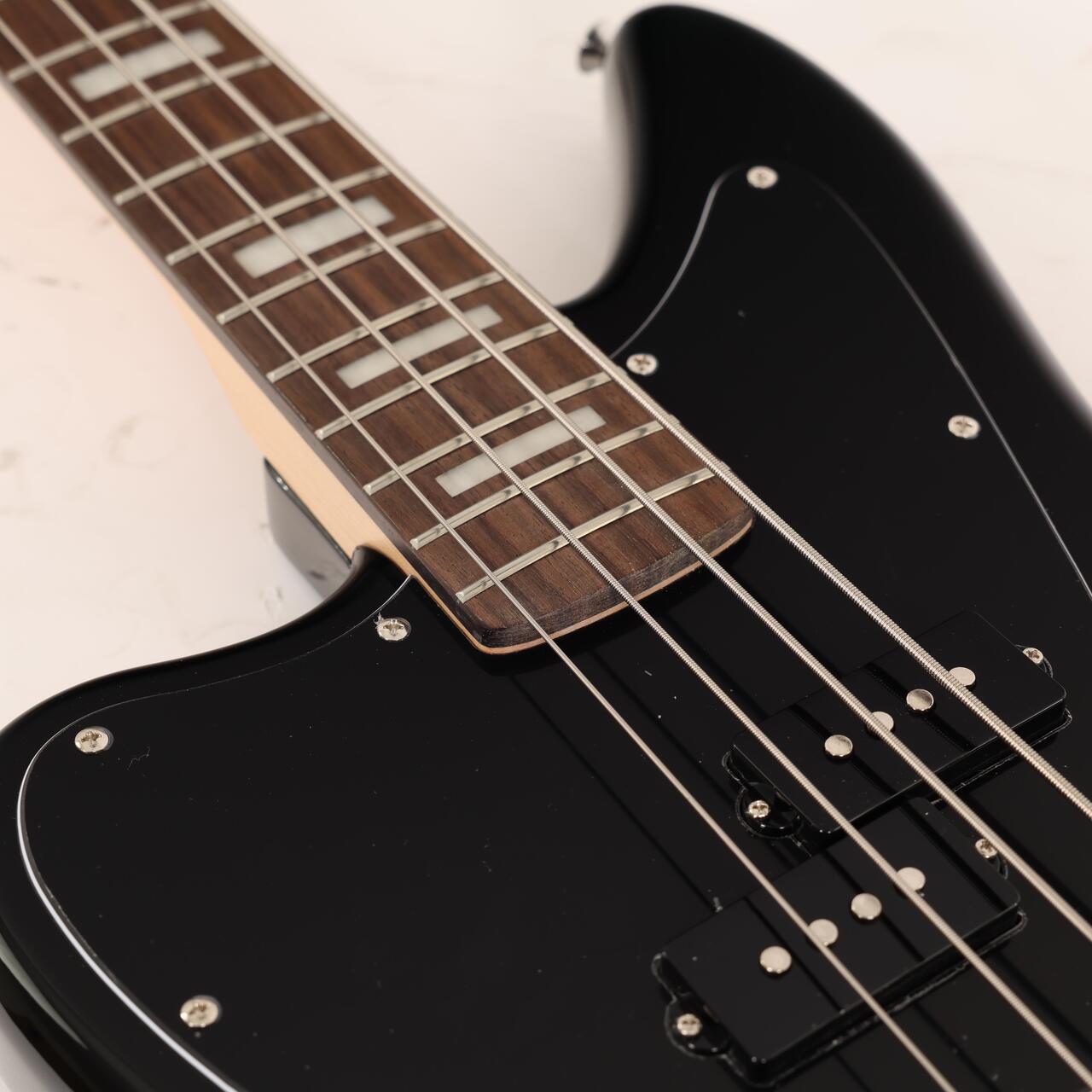 B Stock: Eastcoast MB30 Lefty Offset Scale Bass Black RW Board CH Black guard 005 - B-EC-MB30-B-0005 (8).jpg