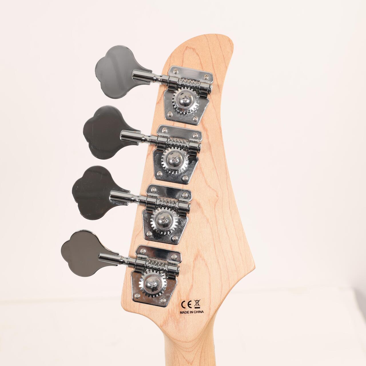 B Stock: Eastcoast MB30 Lefty Offset Scale Bass Black RW Board CH Black guard 005 - B-EC-MB30-B-0005 (5).jpg