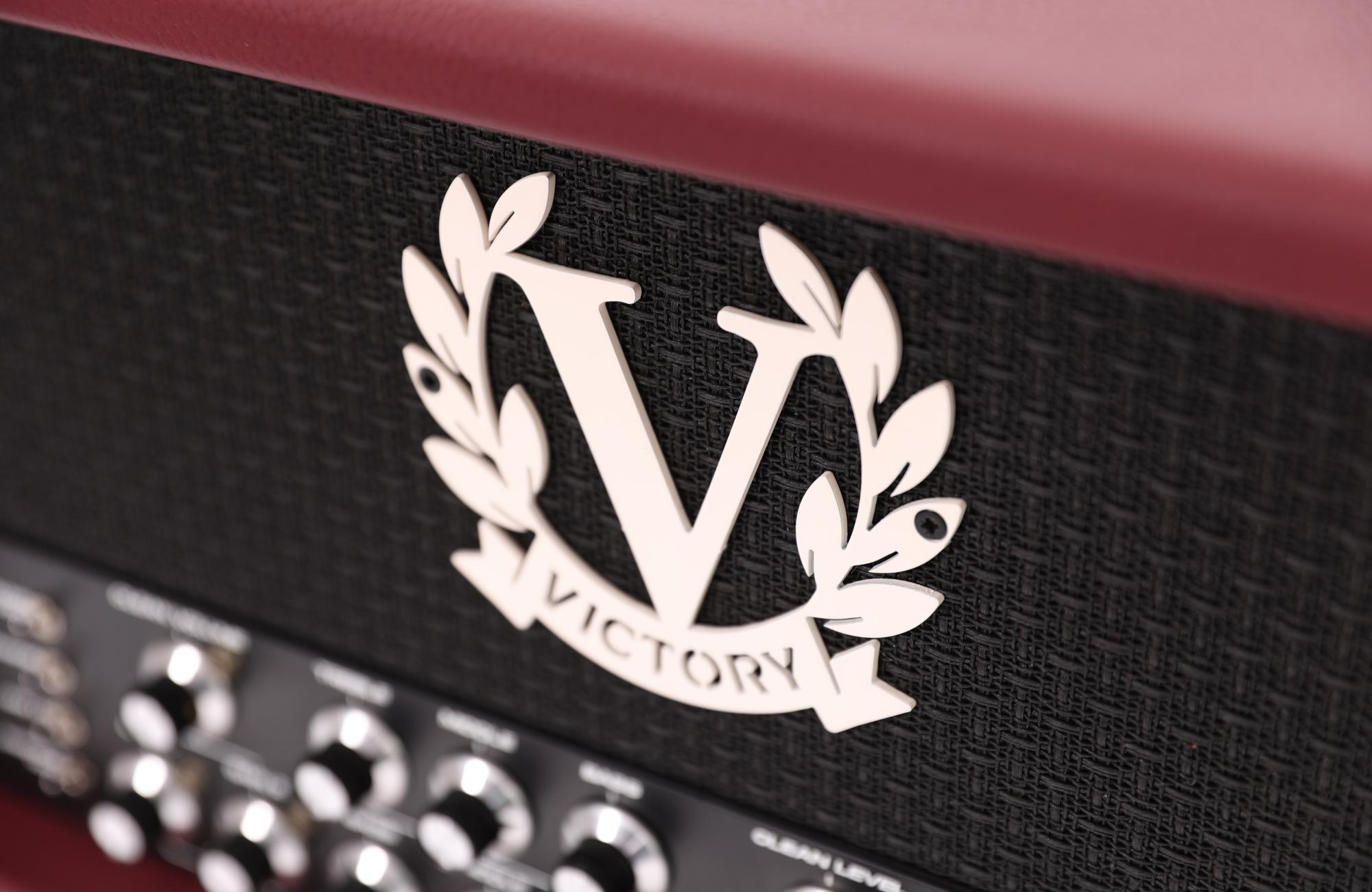 Victory MK Overdrive 100W Hand-Wired Valve Amp Head in Burgundy - MKO-BK-GP121-BK-WH-B-Logo.jpg