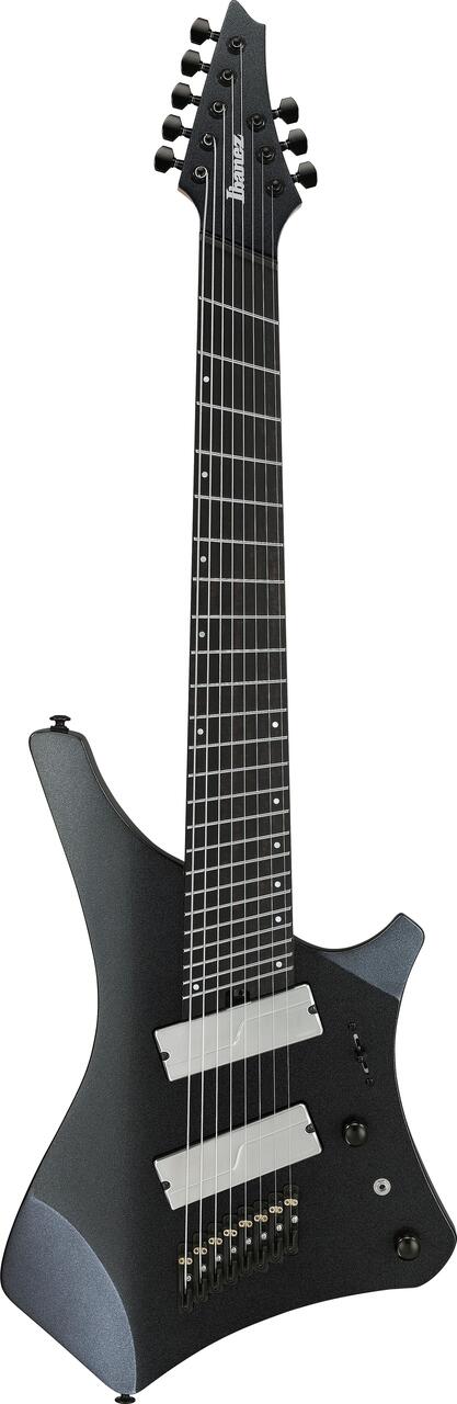 Ibanez Alpha A528-IPT 8-String Multi-Scale Electric Guitar in Iron