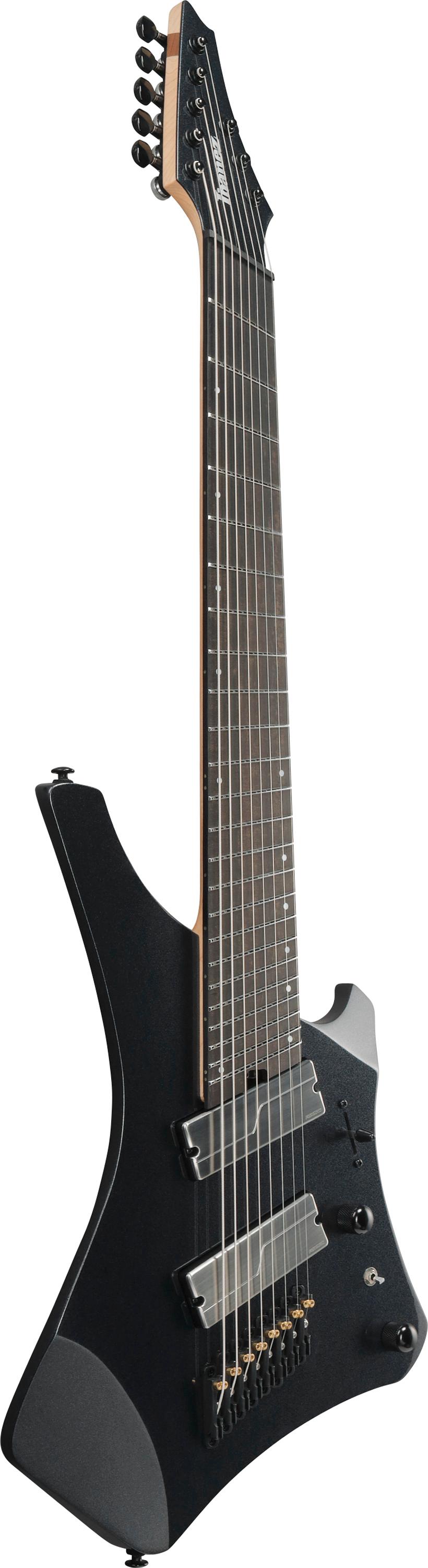 Ibanez Alpha A528-IPT 8-String Multi-Scale Electric Guitar in Iron