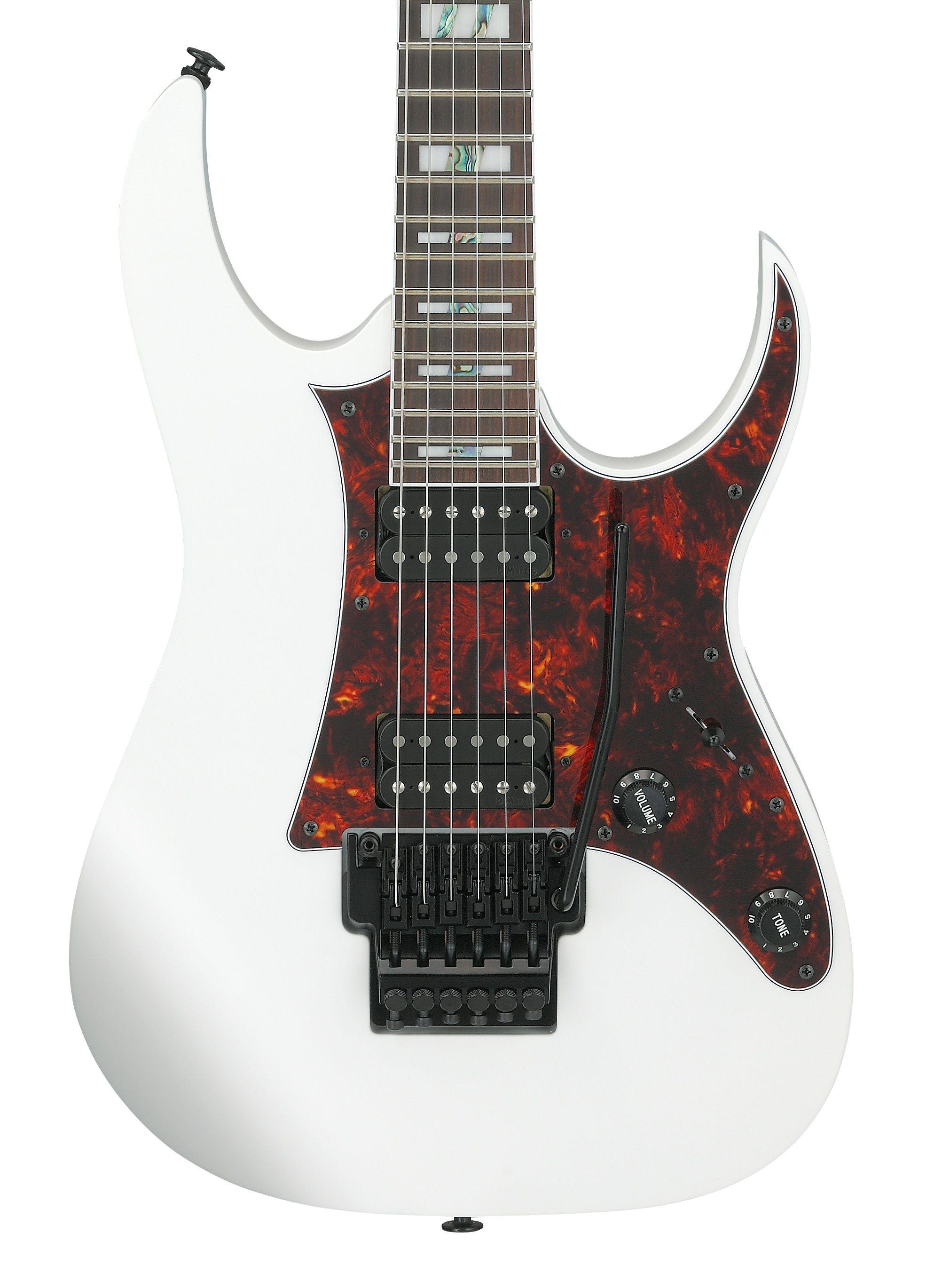 Ibanez RG653DX-WHF Prestige Electric Guitar in White Flat