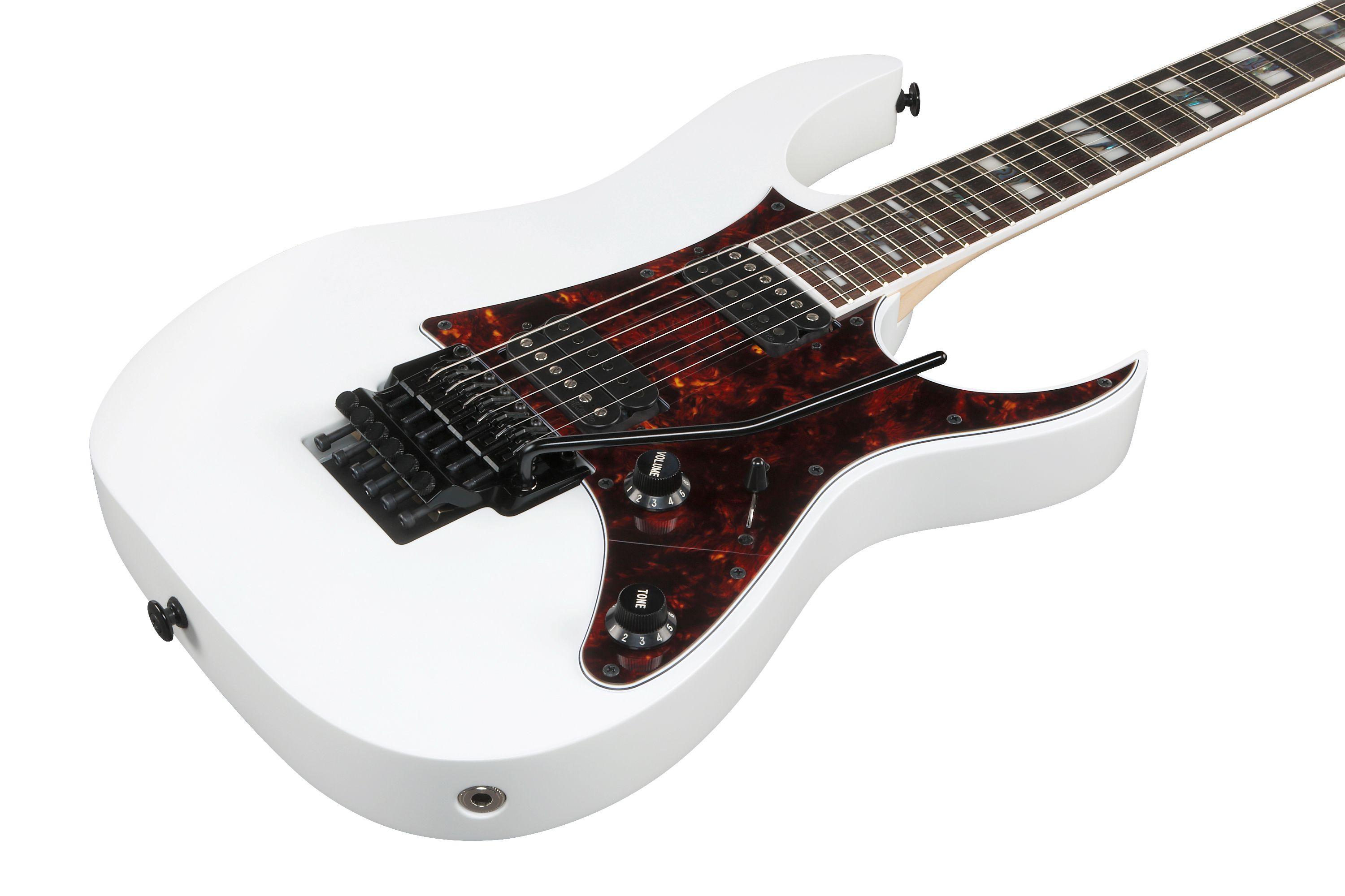 Ibanez RG653DX-WHF Prestige Electric Guitar in White Flat
