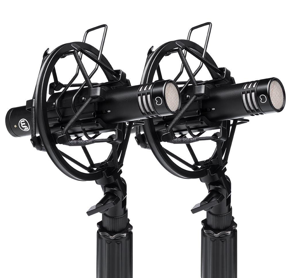 Warm Audio WA-84 Small Diaphragm Condenser Microphone Stereo pair in Black - 319532-WA-84-Stereo-Pair-Black-Shockmount-72-DPI-1.jpg