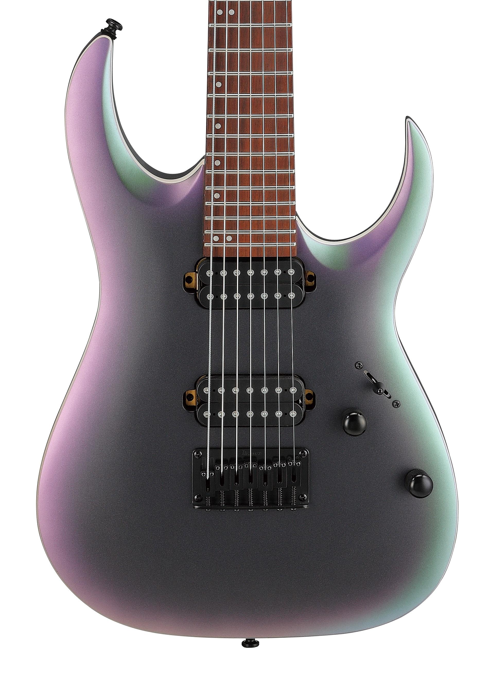Ibanez RGA742EX-BAM 7-String Electric Guitar in Black Aurora Burst