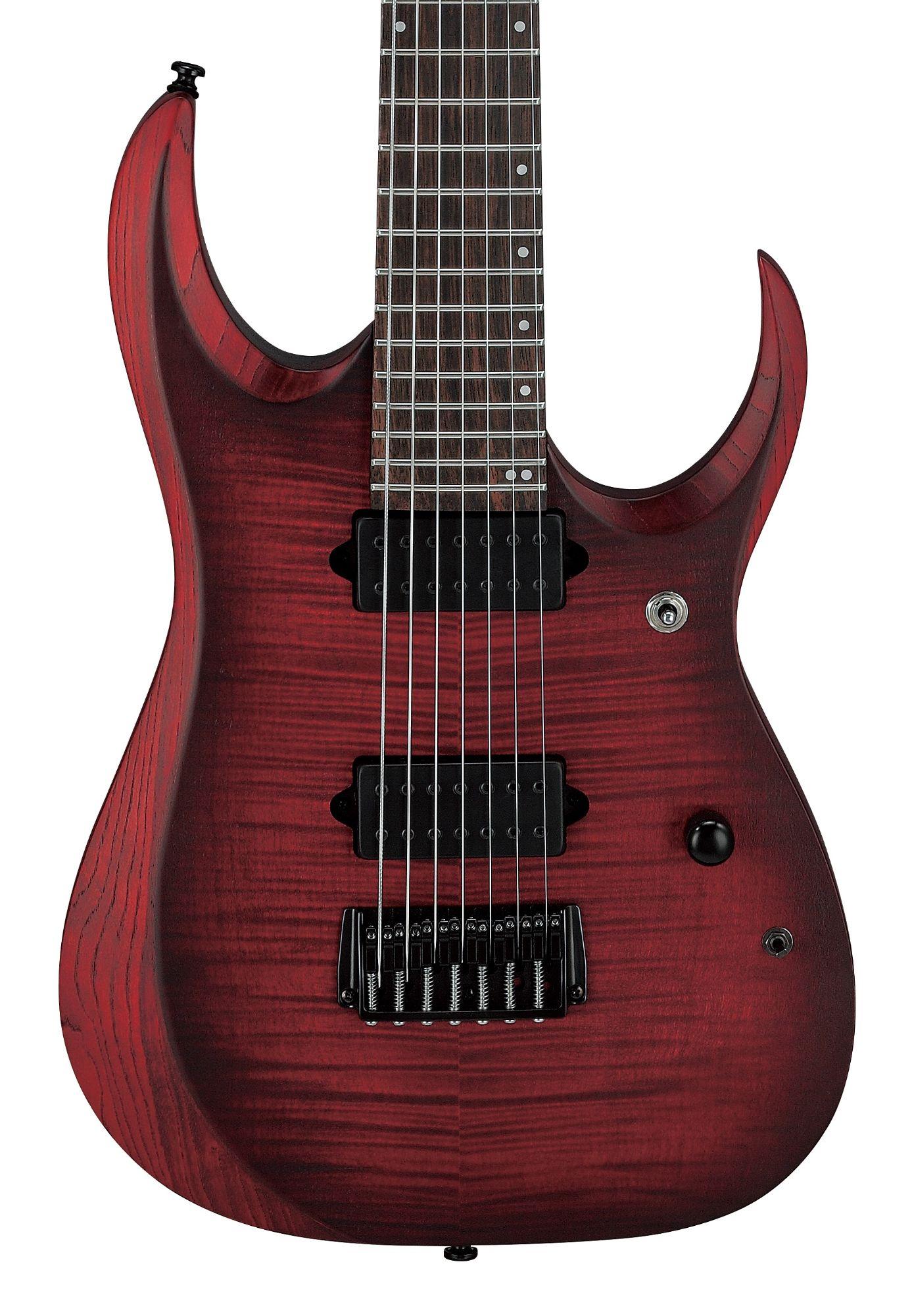 Ibanez RGD721FA-WUF 7-String Electric Guitar in Stained Wine Red
