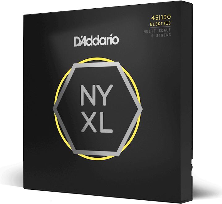 D'Addario NYXL45130MS Regular Light Multiscale 5-String Fanned Fret Bass Strings 45-130 - NYXL45130MS_1.jpg
