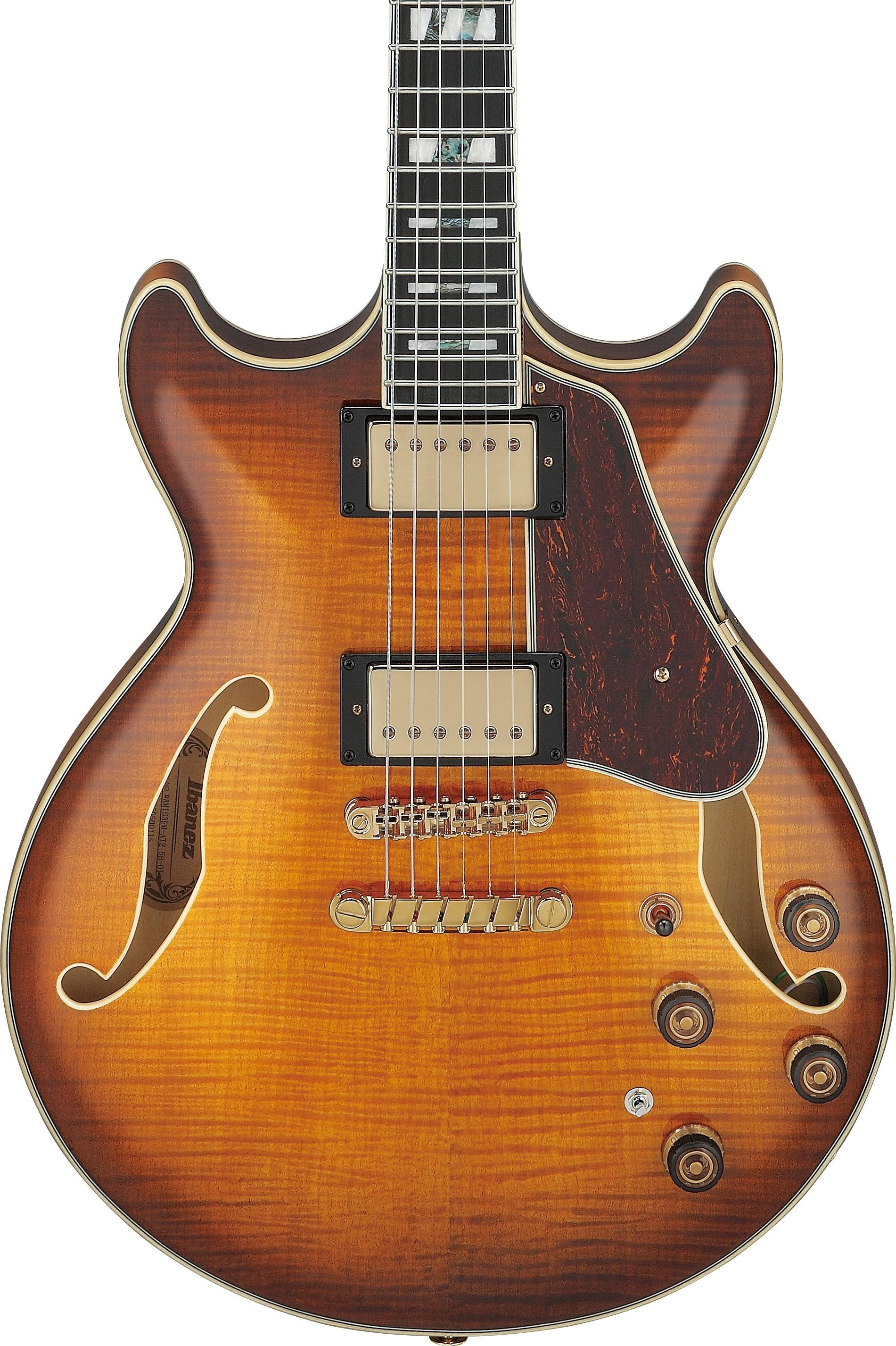 Ibanez AM153FM-ATT Artstar Semi-Hollow Electric Guitar in Antique