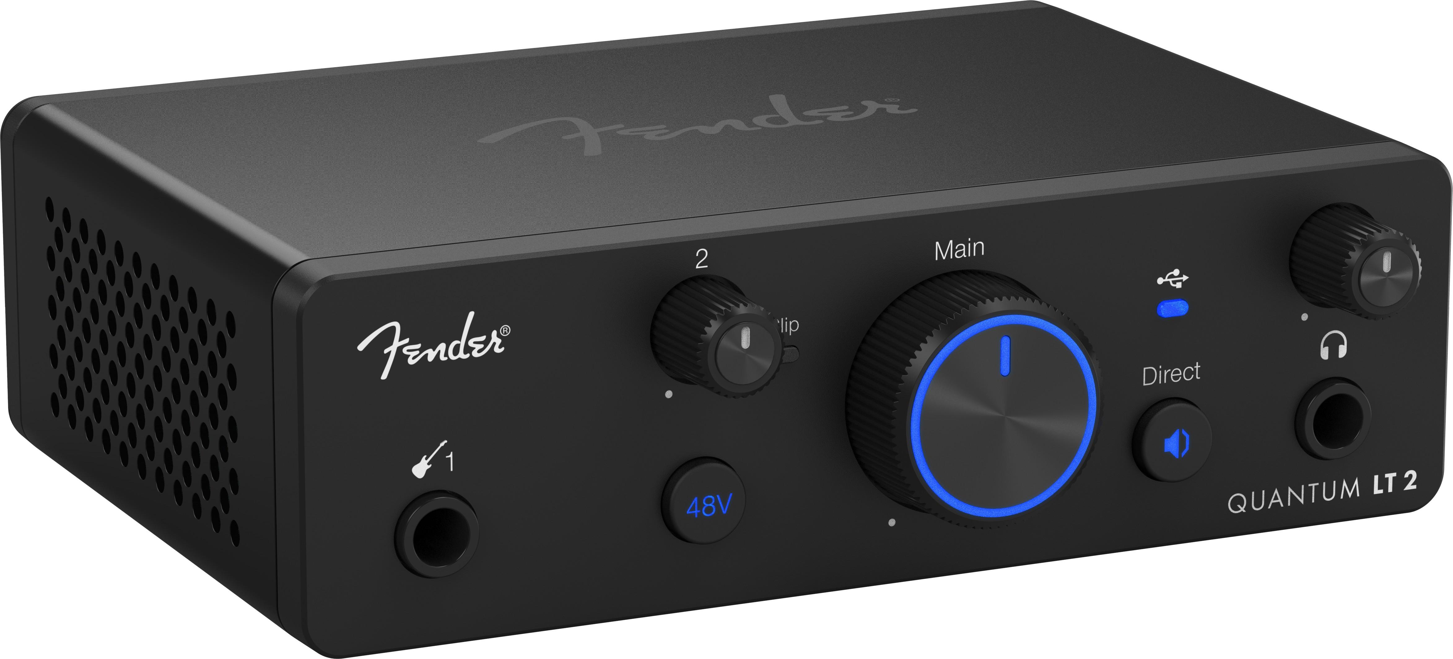 Fender Quantum LT2 オーディオインターフェイス　USB-C Fender Quantum LT2 Audio Interface - Andertons Music Co.