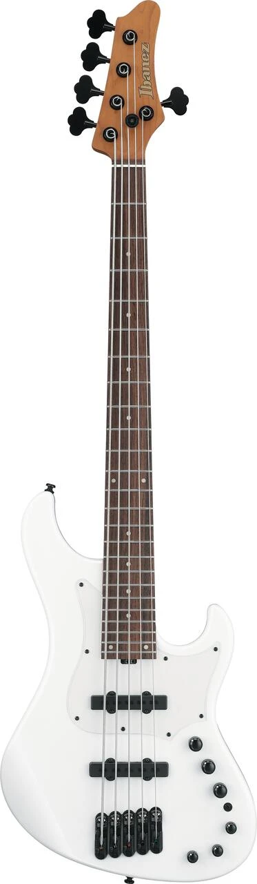 Ibanez MDM1005-PW Mode 5-String Bass Guitar in Pearl White - MDM1005_PW_1P_01_A.jpg