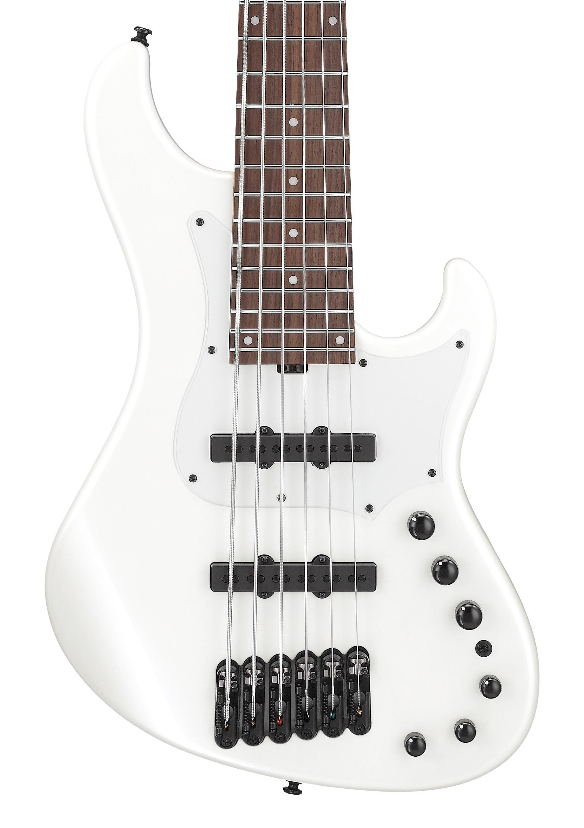 Ibanez MDM1006-PW Mode 6-String Bass Guitar in Pearl White - MDM1006_PW_1P_01_F.jpg