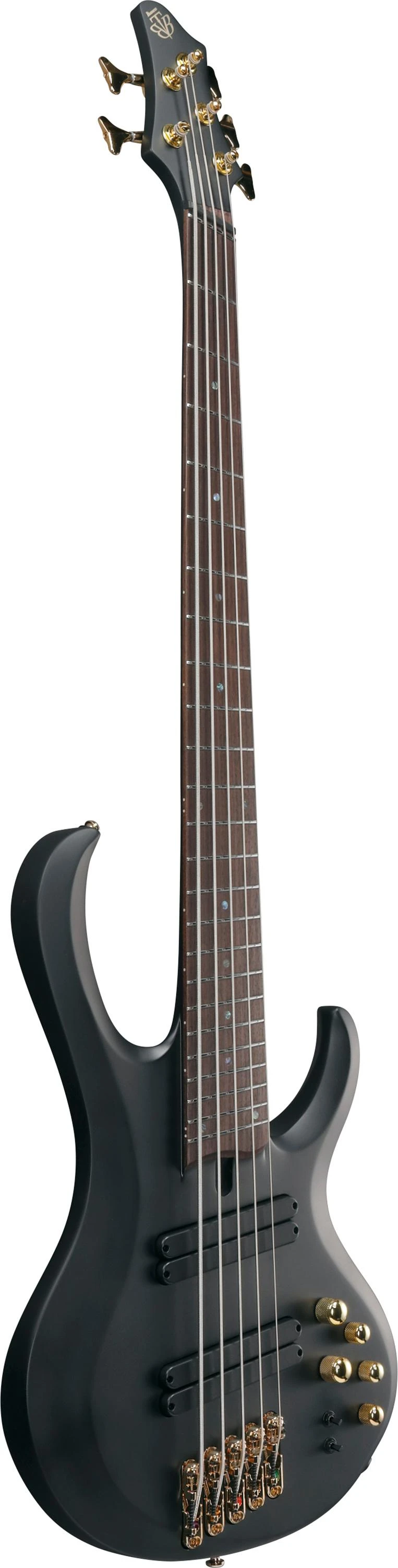 Ibanez BTB605LM-BKF 5-String Multi-Scale Bass Guitar in Black Flat - BTB605LM_BKF_1P_01_E.jpg