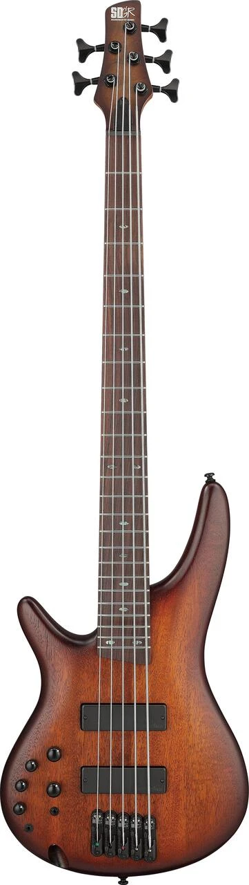 Ibanez SR505AL-MHL Left Handed 5-String Bass Guitar in Mahogany Brown Burst Low Gloss - SR505AL_MHL_1P_01_A.jpg