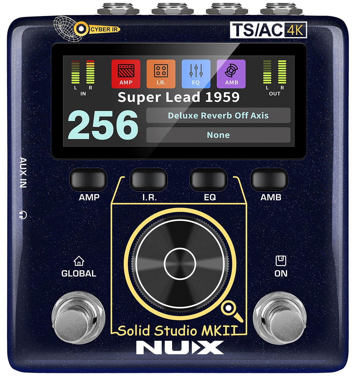 ギター nux solid studio NUX Solid Studio MKII Guitar Amp Modeller Pedal - Andertons Music Co