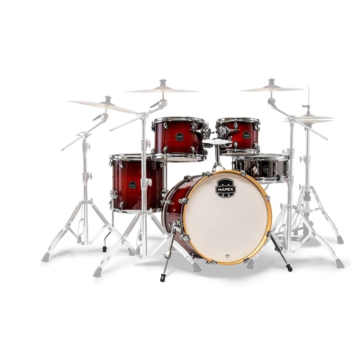 Mapex Armory 20" Fusion Acoustic Shell Pack in Red Onyx Burst - AR504SV-NR.jpg