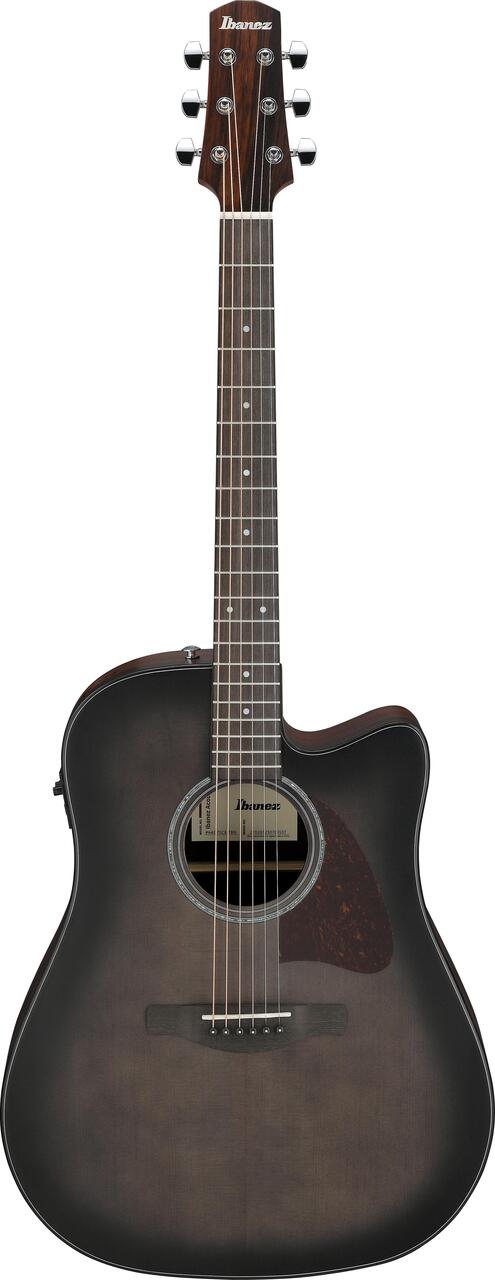 Ibanez AAD70CE-TBN Electro Acoustic Guitar in Transparent Charcoal Burst Low Gloss - AAD70CE_TBN_2Y_01_A.jpg