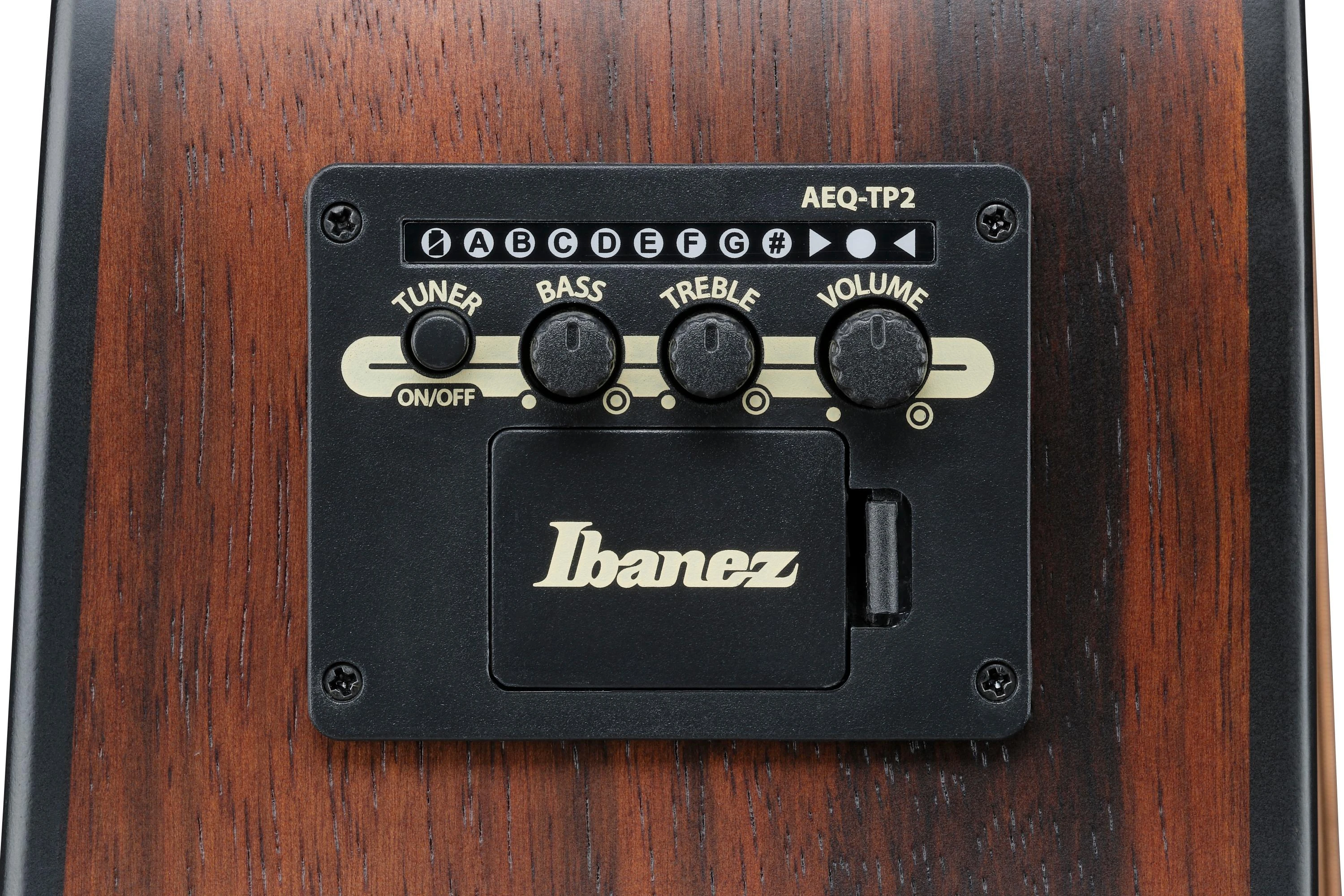 Ibanez AAD70CE-TBN Electro Acoustic Guitar in Transparent Charcoal Burst Low Gloss - AAD70CE_TBN_2Y_01_L.jpg