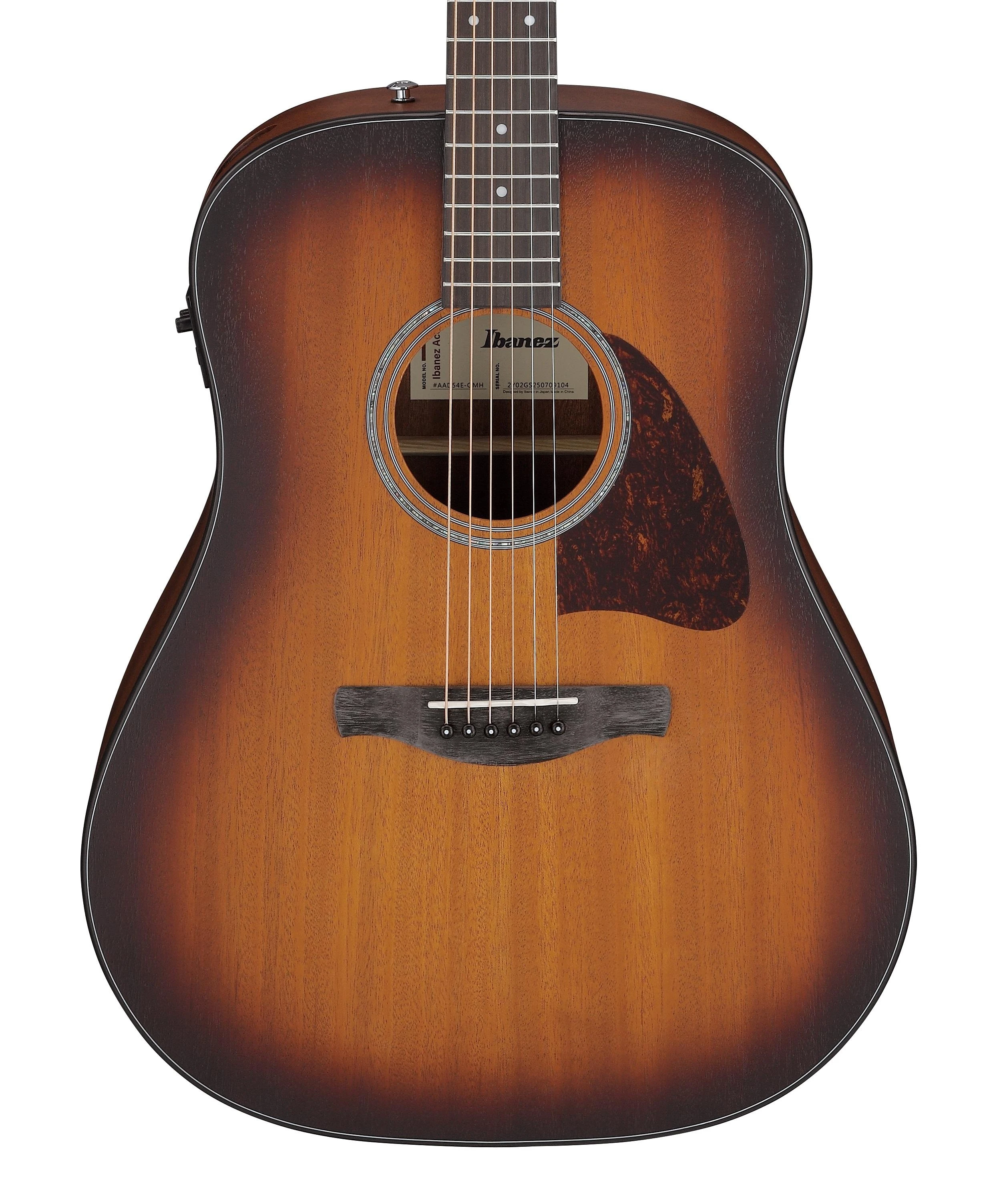 Ibanez AAD54E-OMH Electro Acoustic Guitar in Open Pore Mahogany Sunburst - AAD54E_OMH_2Y_01_F.jpg