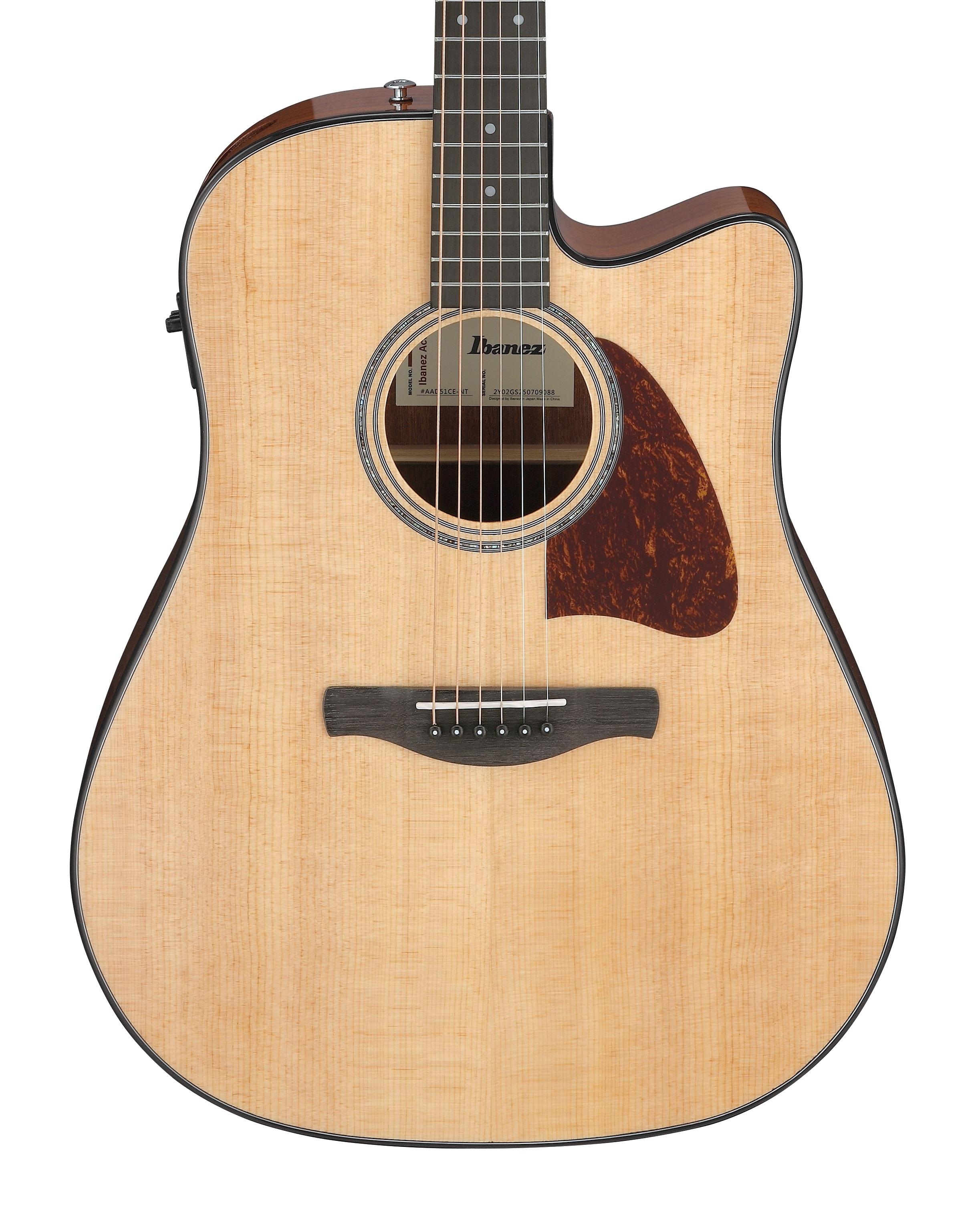 Ibanez AAD51CE-NT Electro Acoustic Guitar in Natural High Gloss - AAD51CE_NT_2Y_01_F.jpg