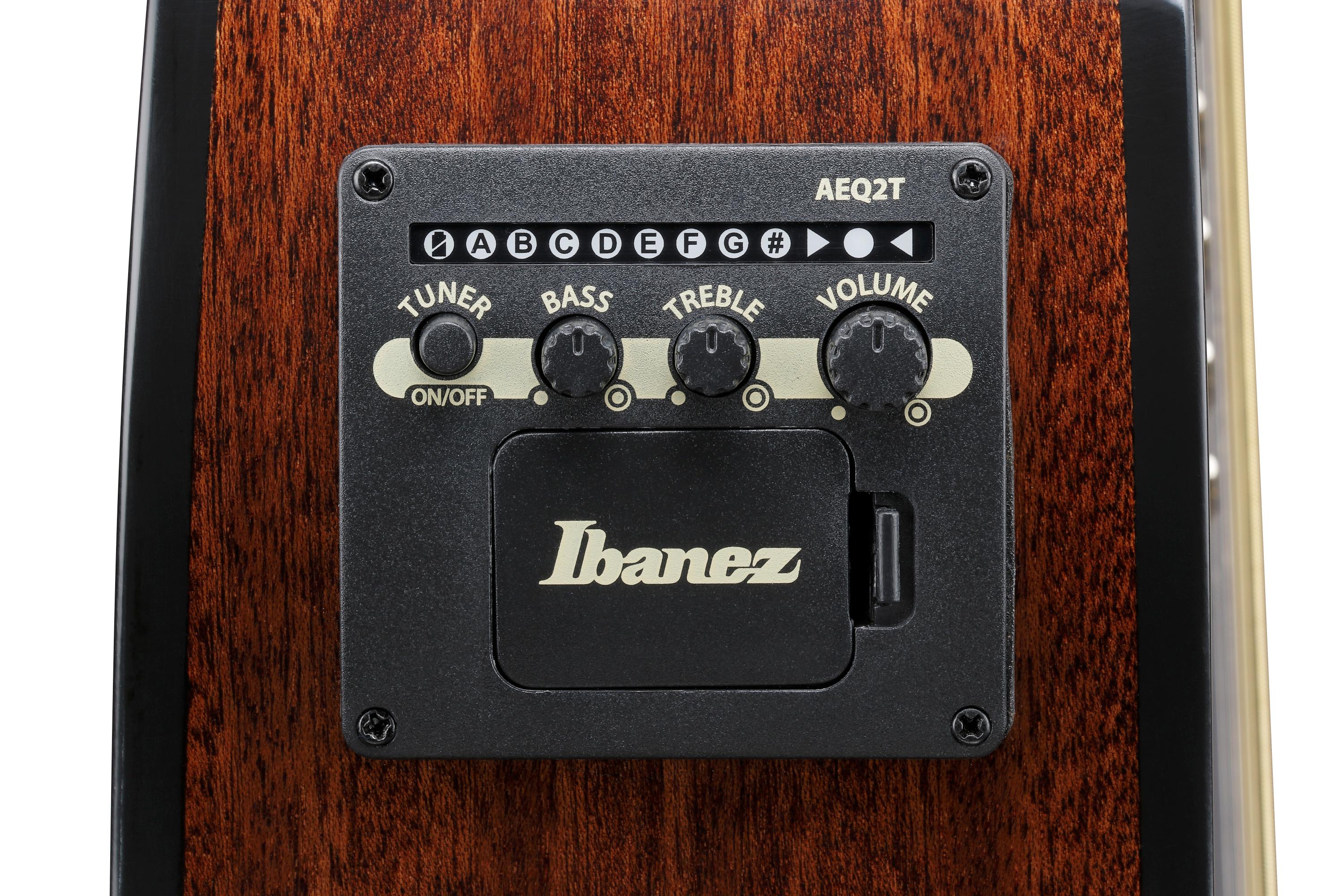 Ibanez AEWC16QA-TKH Electro-Acoustic Guitar in Transparent Black Sunburst High Gloss - AEWC16QA_TKH_5B_01_L.jpg