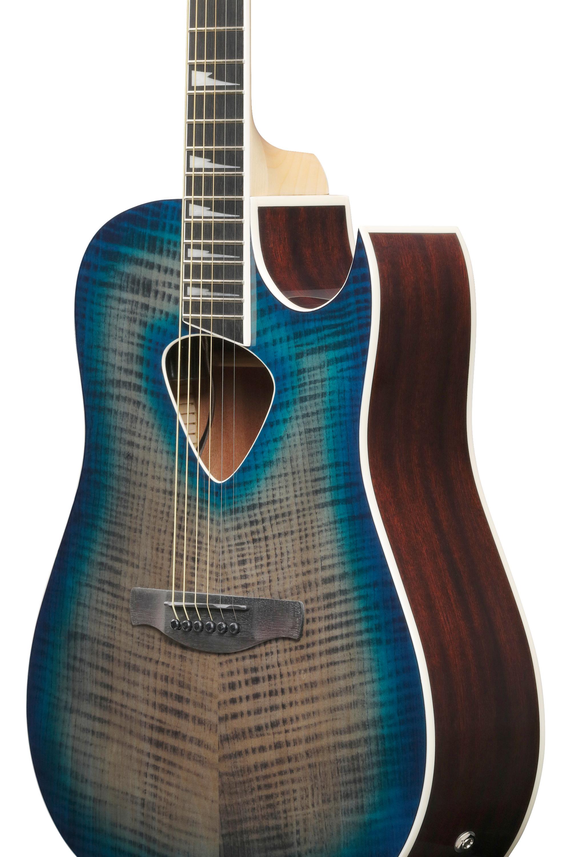 Ibanez ALT50FA-BDB Electro Acoustic Guitar in Blue Doom Burst High