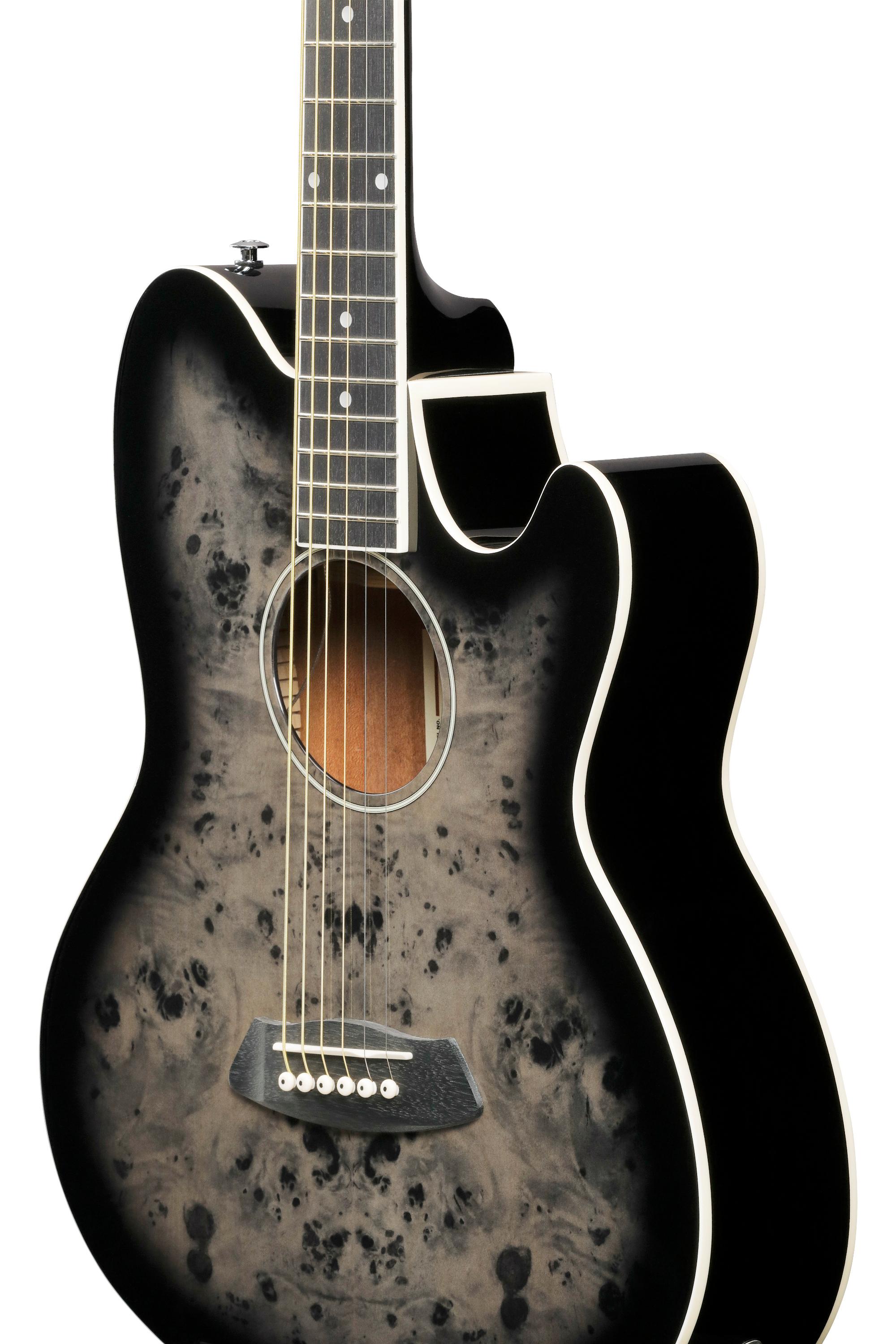 Ibanez TCY10PA-BKB Talman Electro Acoustic Guitar in Transparent Brown Black Burst High Gloss - TCY10PA_BKB_2Y_01_H.jpg