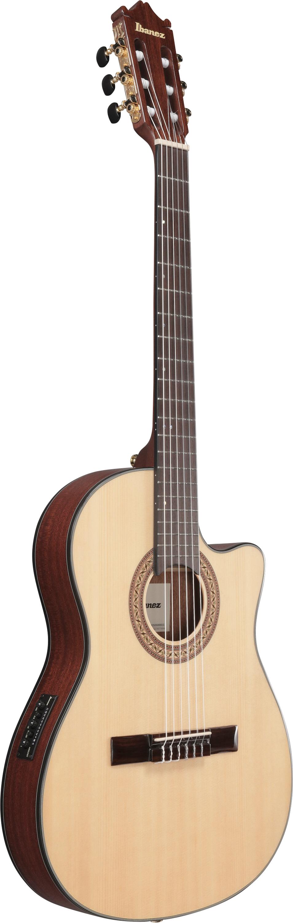 Ibanez GA35TCE-NT Classical Nylon String Electro Acoustic Guitar in Natural High Gloss - GA35TCE_NT_5B_10_E.jpg