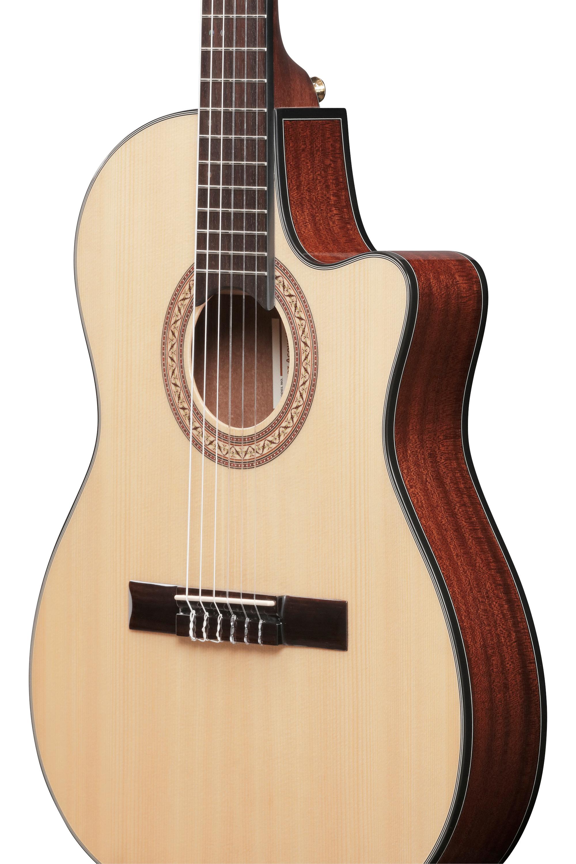 Ibanez GA35TCE-NT Classical Nylon String Electro Acoustic Guitar in Natural High Gloss - GA35TCE_NT_5B_10_H.jpg
