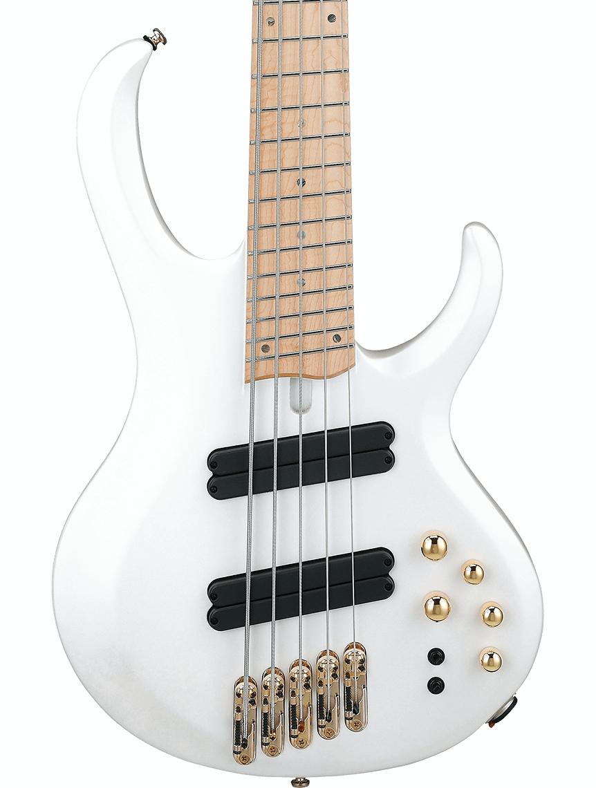 Ibanez BTB605MLM-PWM 5-String Multi-Scale Bass Guitar in Pearl
