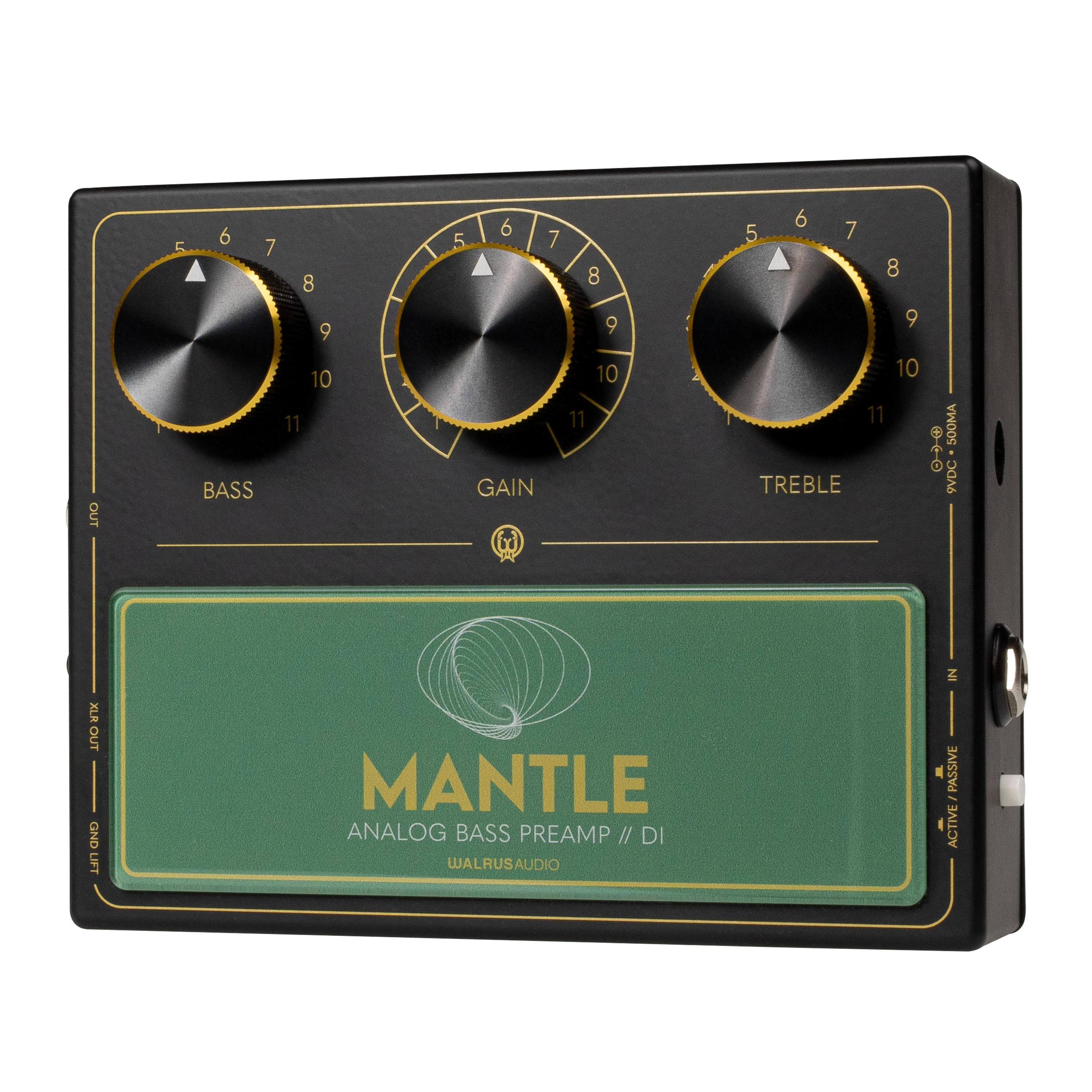 Walrus Audio Mantle Analogue Bass Preamp/DI Pedal - Mantle_left.jpg