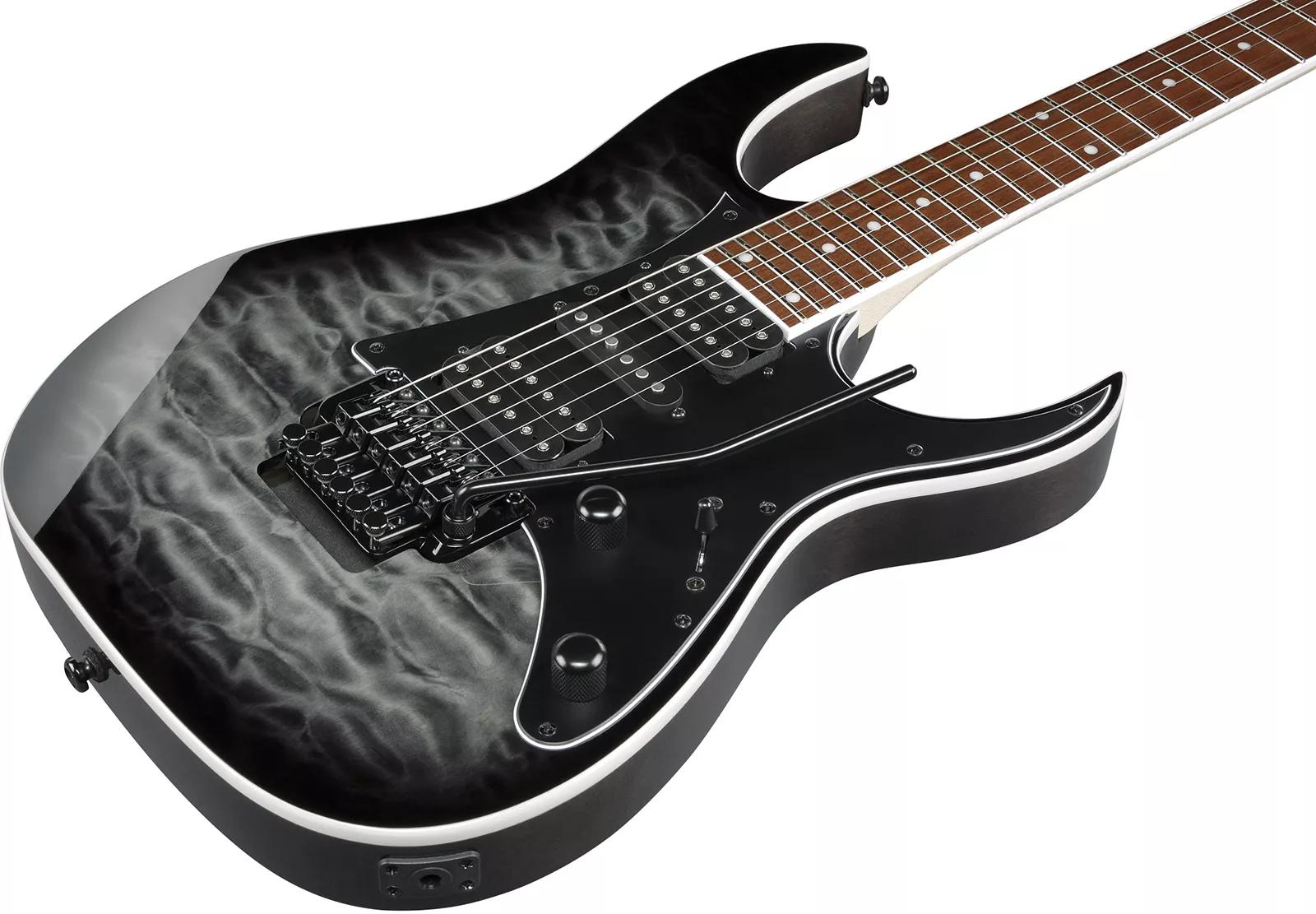 Ibanez RG450QMB-TGB Electric Guitar in Transparent Gray Burst - RG450QMB-TGB-Body-Angle.jpg