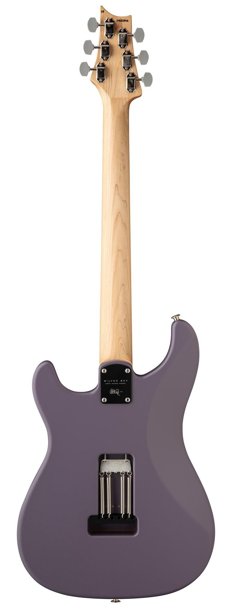 PRS John Mayer Silver Sky Electric Guitar in Black Plum Satin - Silver Sky Satin Black Plum_back.jpg