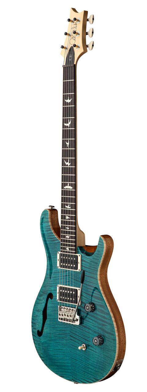 PRS CE 24 Semi-Hollow Electric Guitar in Faded Abalone - CE 24 Semi Hollow Faded Abalone_3quarter.jpg